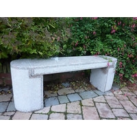 Aberdeen Contemporary Granite Garden Bench