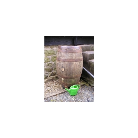 56 Gallon Rustic Oak Barrel Water Butt
