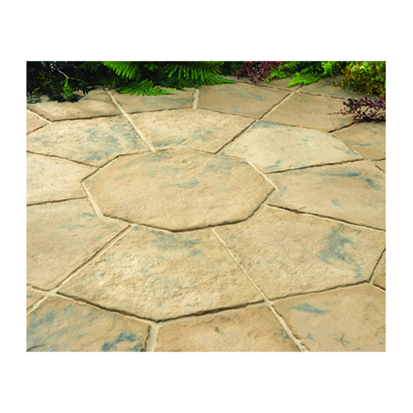 Barrel & Garden Minster Octagon Patio Kit 2.3mtr Autumn Brown