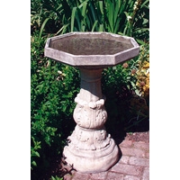 Classical Bird Bath Plain Bowl - Cotswold Stone