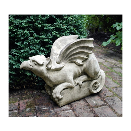 Griffin Up Stone Statue