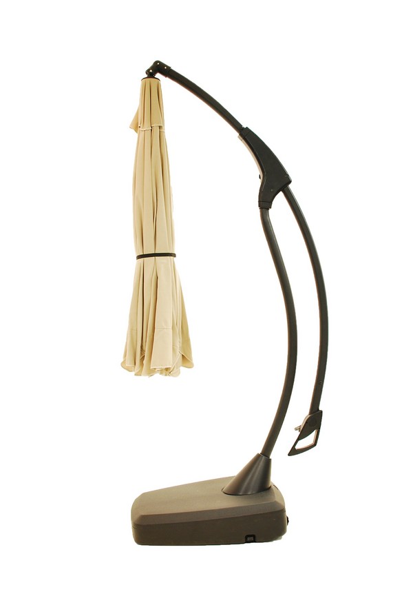 Barrel & Garden Maze Rattan Banana Cantilever Parasol