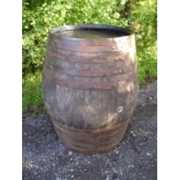 Large Rustic Barrel Table