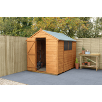 8x6 Shiplap Apex Garden Shed Dip Treated