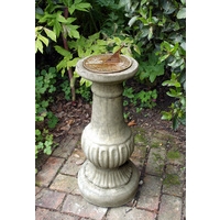 Victorian Aged Brass Garden Sundial - Cotswold Stone