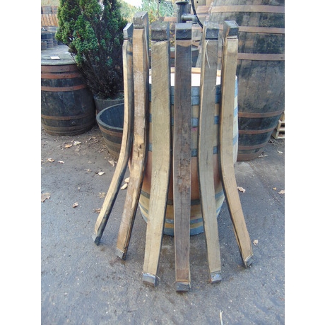 Vintage 100 Gallon Butt Staves