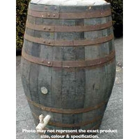 100 Gallon Rustic Oak Barrel Water Butt