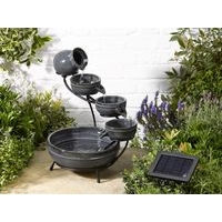 Ceramic Aphrodite Cascading Solar Water Feature - Out Of Stock