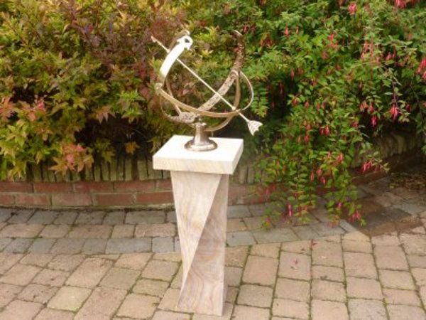 Barrel Garden Sundial Large Armillary Plinth Garden Sundial Large Armillary Plinth