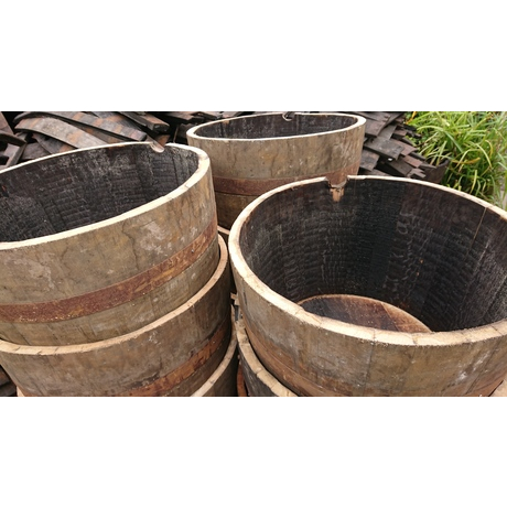 Multi-buy -12 Half whisky barrel planters