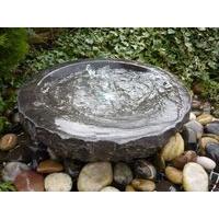 Black Limestone Babbling Bowl Fountain