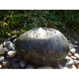 Polished Boulder Fountain - Black