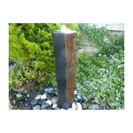 Basalt Column Fountain 70cm - Polished Top & 2 Sides