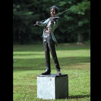 Young Violinist Bronze Statue