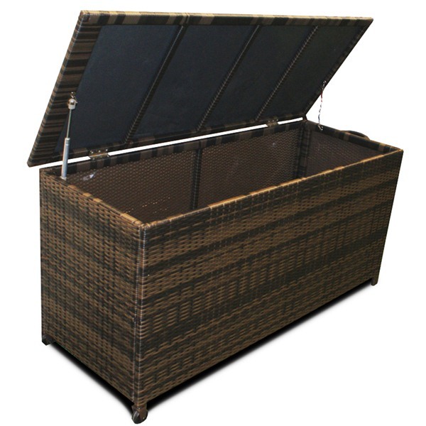 Barrel Garden Maze Rattan Large Cushion Storage Box Maze Rattan Large Cushion Storage Box