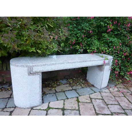 Aberdeen Contemporary Granite Garden Bench