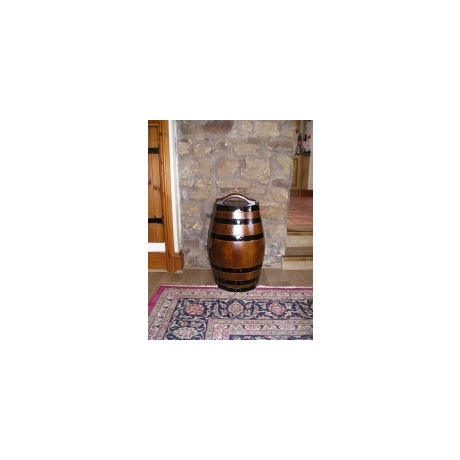 50Litre Oak Storage Barrel - Dark Stained