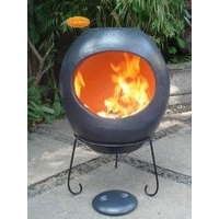 XL Ellipse Mexican Chimnea - Grey