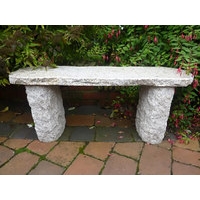 Worcester Granite Garden Bench - Grey