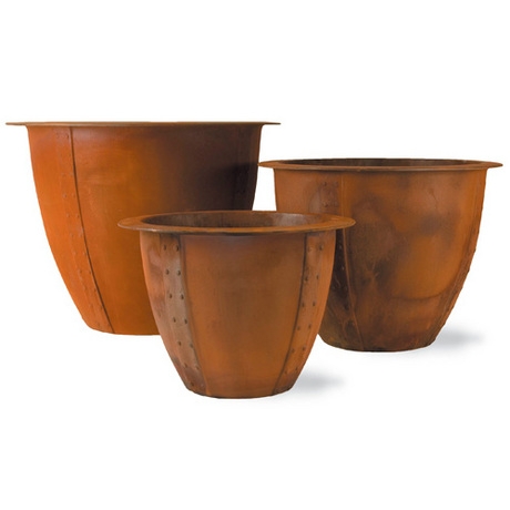 Norman Planters - Rust Finish