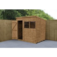 7x5 Shiplap Pent Garden Shed Dip Treated