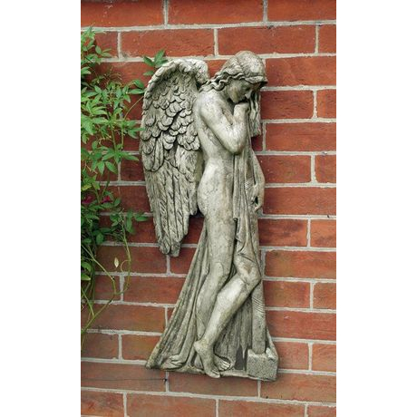 Angel Plaque Stone Statue