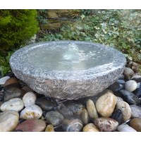 Grey Granite Babbling Bowl Fountain