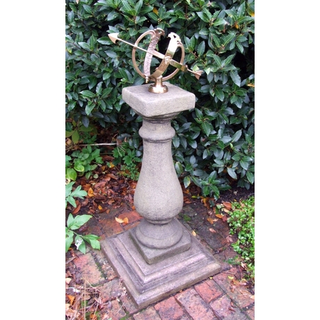 Baluster Medium Armillary Garden Sundial