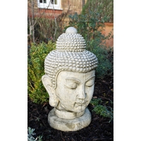 Buddha Head Bust Stone Sculpture