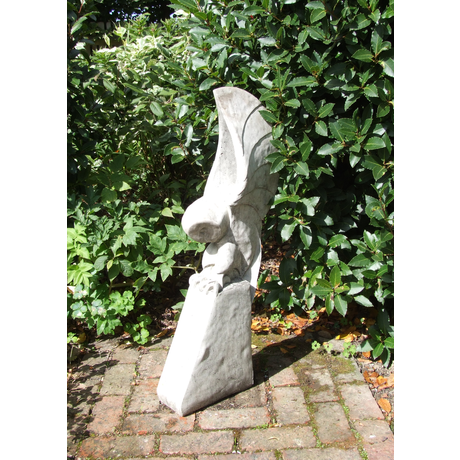 Barn Owl - Stone Garden Ornament