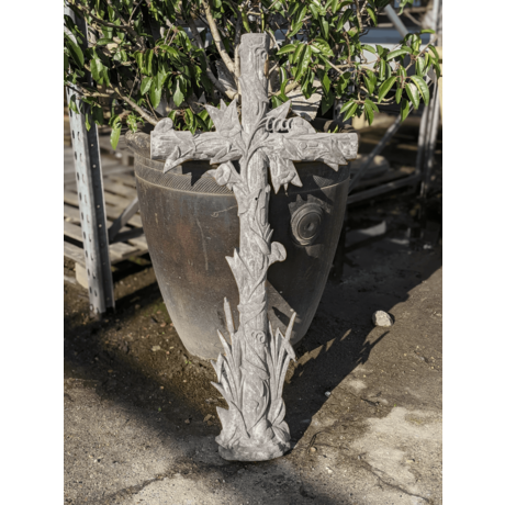 Ornate Cross Cotswold Stone Sculpture