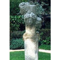 Nouveau Heads Stone Statue