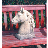 Horse's Head - Stone Sculpture