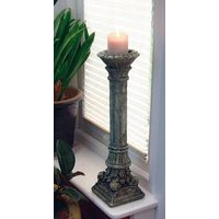 Corinthian Candlestick Cotswold Stone