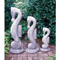 Large Seahorse Stone Statue