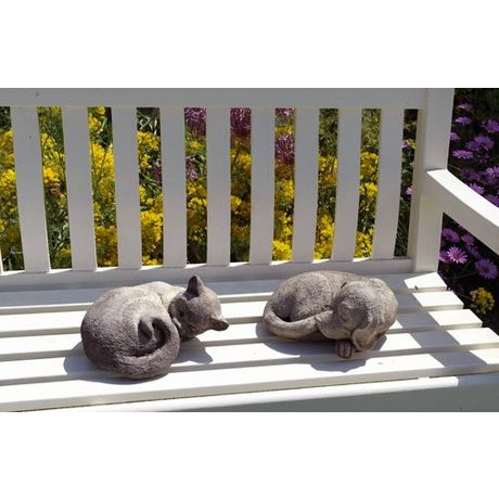 Dog Nap Stone Statue