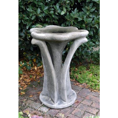 Flower Baluster Bird Bath - Cotswold Stone