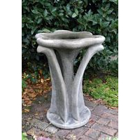 Flower Baluster Bird Bath - Cotswold Stone