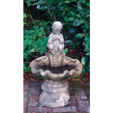 Pan Bird Bath - Cotswold Stone