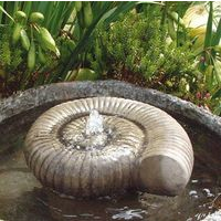 Large Ammonite Stone Fountain