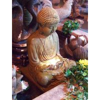 Meditating Buddha Stone Fountain