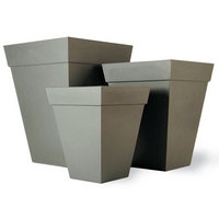 Geo Classic Planter - Aluminium Finish