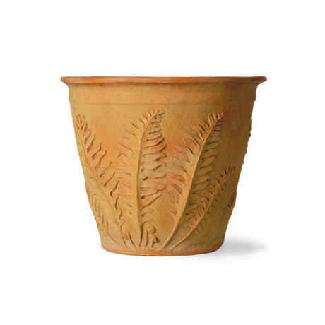 Fern Pot - Terracotta Finish