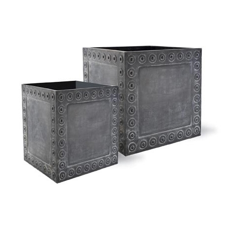 Cromwell Planters - Antique Faux Lead