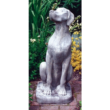 Female Great Dane Dog Stone Statue