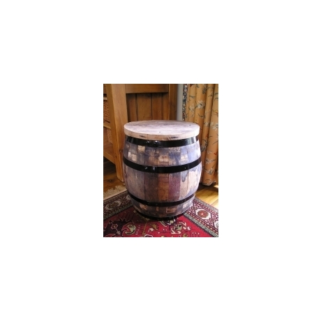 Firkin Barrel Stool - Rustic