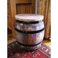 Firkin Barrel Stool - Rustic