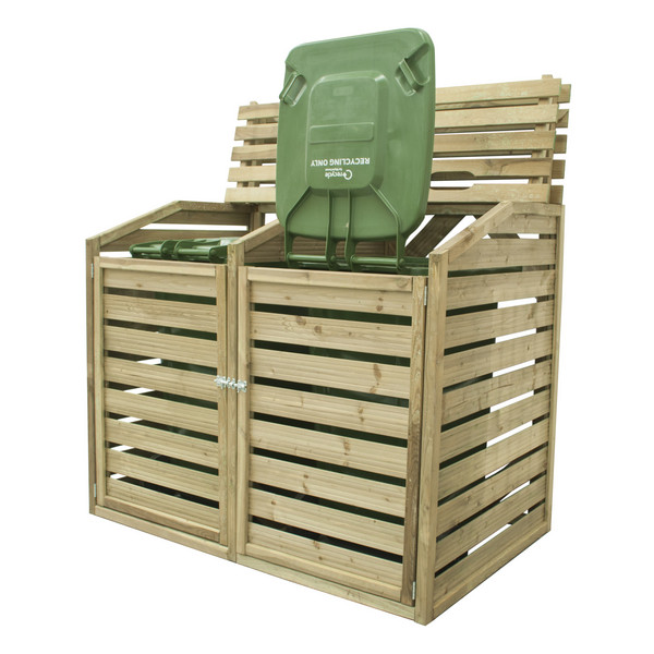 Barrel & Garden Double Wheelie Bin store