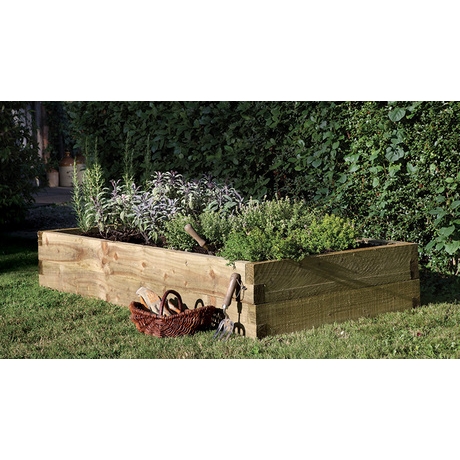 Caledonian Rectangular Raised Bed 180 x 90cm