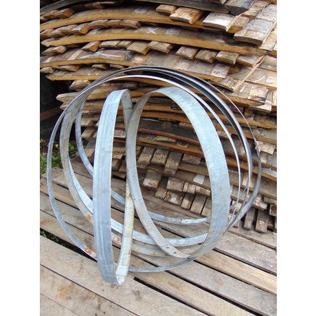 Wine Barrel Hoops - Galvanised Iron